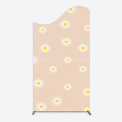 Lofaris Simple White Blooming Flowers Birthday Arch Backdrop