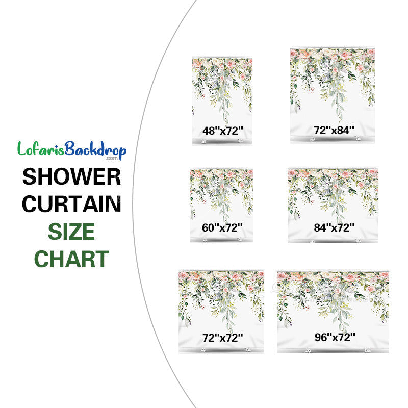 Lofaris Simple White Repeated Stars Freedom Shower Curtain