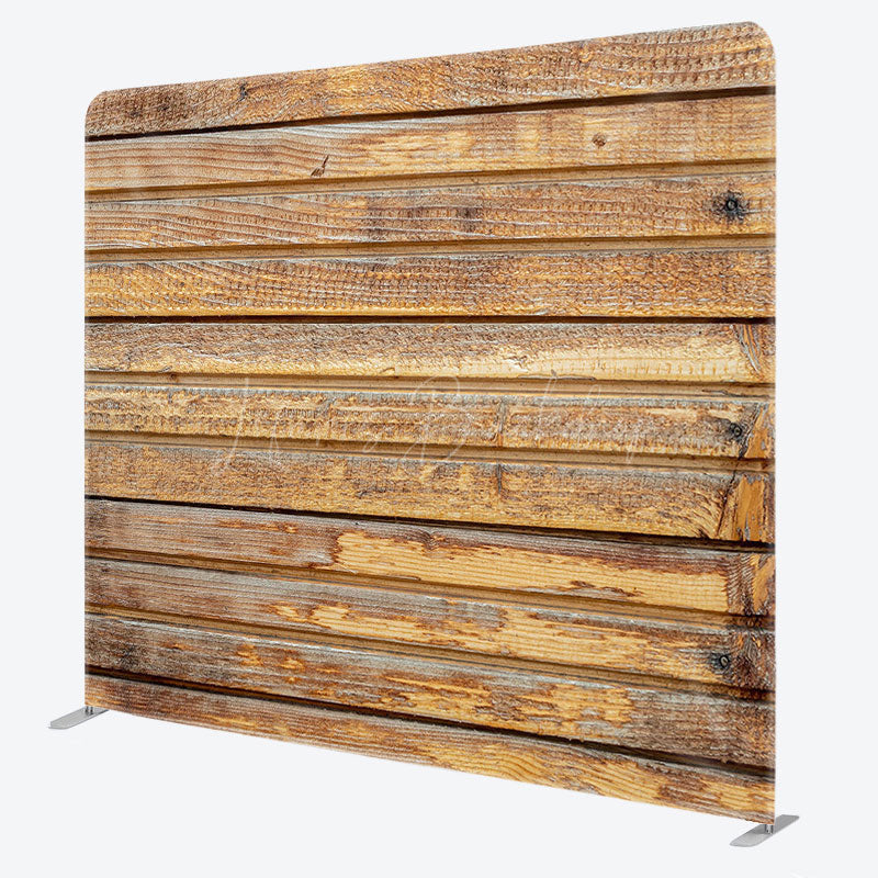 Lofaris Simple Wooden Photography Square Tension Backdrop