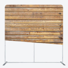 Lofaris Simple Wooden Photography Square Tension Backdrop