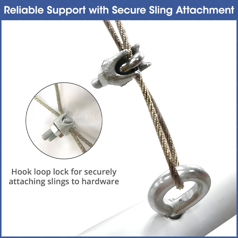 Lofaris Sky Tube Circle Hanging Banners for Trade Show