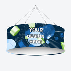 Lofaris Sky Tube Circle Hanging Banners for Trade Show