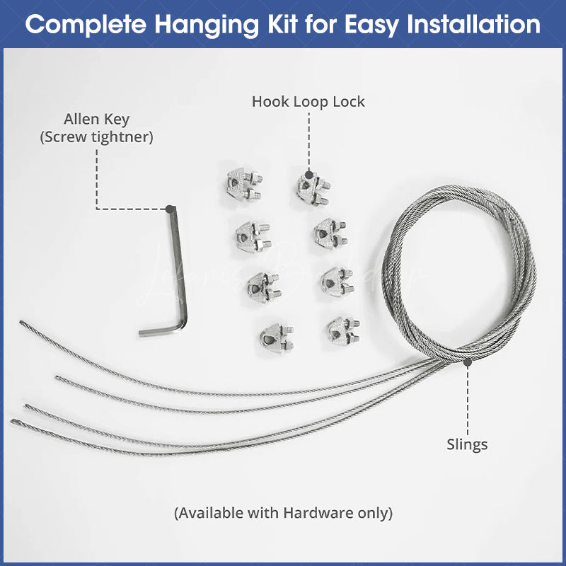 Lofaris Sky Tube Circle Hanging Banners for Trade Show