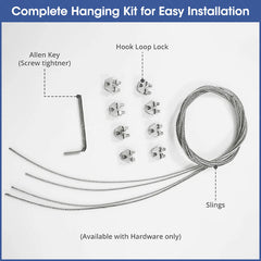 Lofaris Sky Tube Circle Hanging Banners for Trade Show