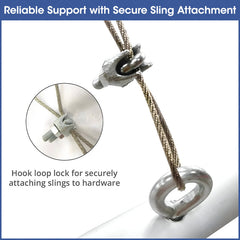 Lofaris Sky Tube Curved Triangle Hanging Banners for Fairs