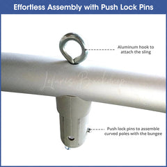 Lofaris Sky Tube Curved Triangle Hanging Banners for Fairs