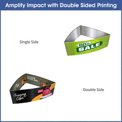 Lofaris Sky Tube Curved Triangle Hanging Banners for Fairs