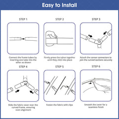 Lofaris Sky Tube Curved Triangle Hanging Banners for Fairs