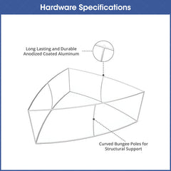 Lofaris Sky Tube Curved Triangle Hanging Banners for Fairs