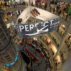 Lofaris Sky Tube Curved Triangle Hanging Banners for Fairs