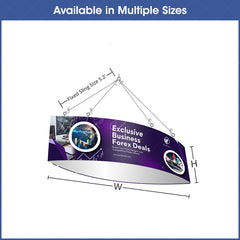 Lofaris Sky Tube Football Hanging Banners Displays for Fairs
