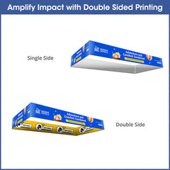 Lofaris Sky Tube Rectangle Hanging Banners Displays for Fairs