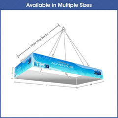 Lofaris Sky Tube Rectangle Hanging Banners Displays for Fairs