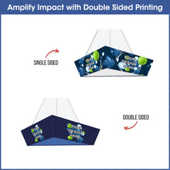 Lofaris Sky Tube Tapered Triangle Hanging Banners for Fairs