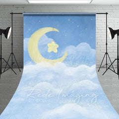 Lofaris Sleep Tight Blue Birthday Cake Smash Sweep Backdrop