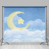 Lofaris Sleep Tight Blue Moon Birthday Cake Smash Backdrop