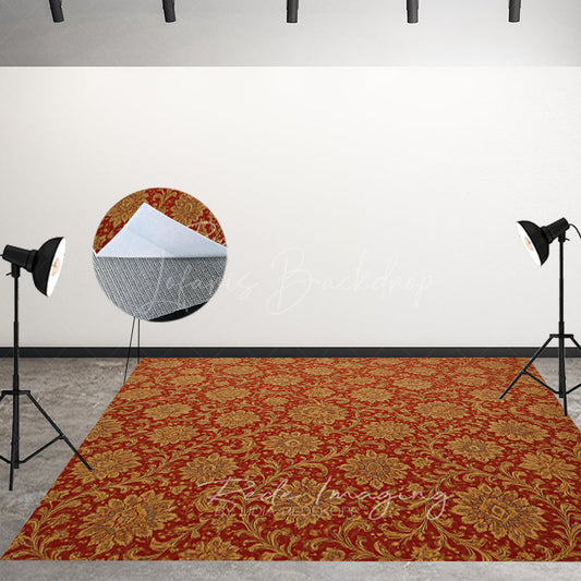 Lofaris Slovakia Floral Repeat Pattern Fabric Floor Backdrop