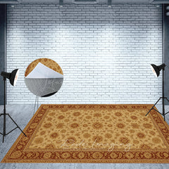 Lofaris Slovakia Repeat Floral Photo Fabric Floor Backdrop