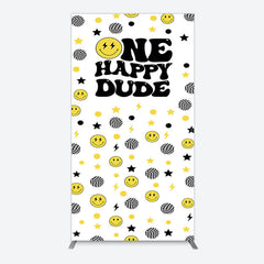 Lofaris Smile Emoticon One Happy Dude Birthday Rectangle Backdrop