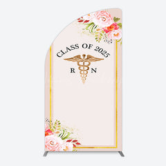 Lofaris Snake Staff Class 2025 Nurse Graduation Half Moon Arch Backdrop