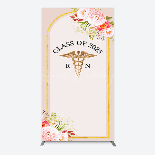 Lofaris Snake Staff Class 2025 Nurse Graduation Rectangle Backdrop