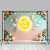 Lofaris Soak Up The Sun Floral Hawaii Beach Summer Backdrop