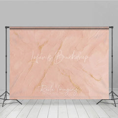 Lofaris Soft Pink and Gold Textured Abstract Photography Backdrop Elegant Modern Design for Studio Photoshoots