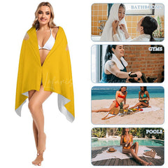Lofaris Solid Color Custom Pet Photo Beach Towel For Summer