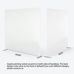 Lofaris Solid Color White Photo Booth Square Pillow Case Backdrop