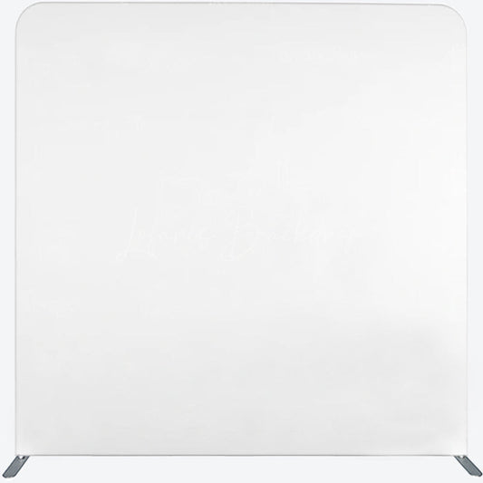 Lofaris Solid Color White Photo Booth Square Pillow Case Backdrop