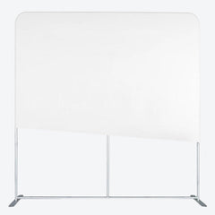 Lofaris Solid Color White Photo Booth Square Pillow Case Backdrop