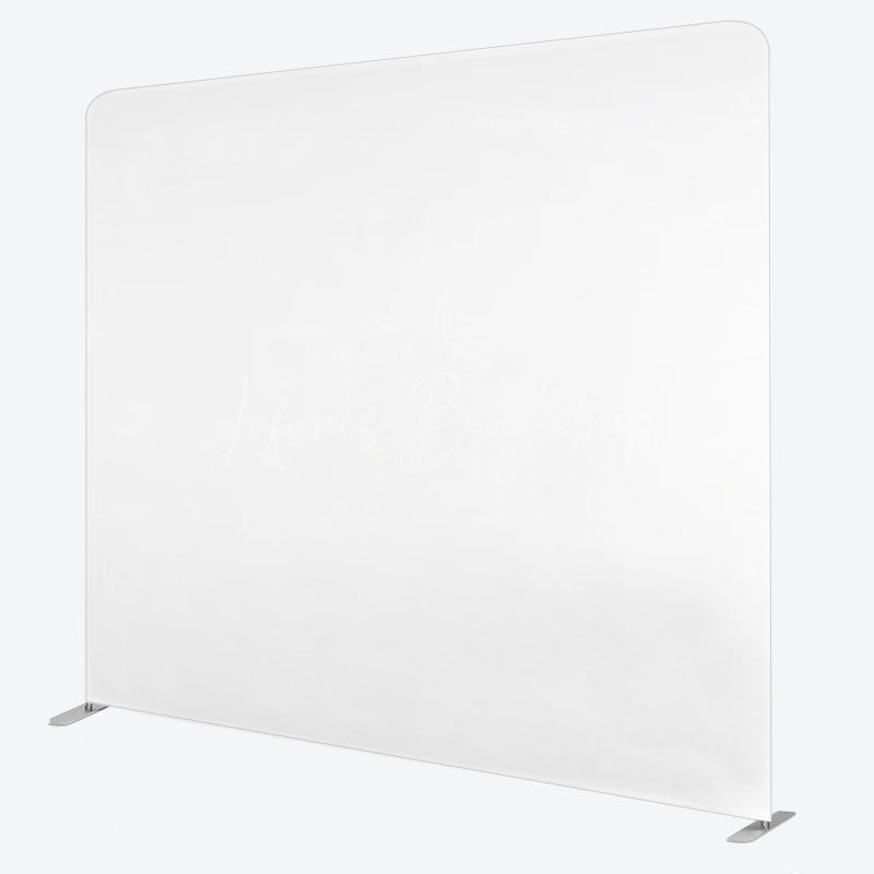 Lofaris Solid Color White Photo Booth Square Pillow Case Backdrop