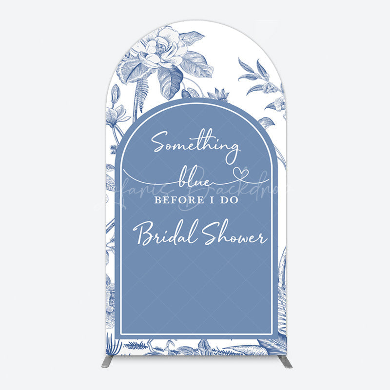 Lofaris Something Blue Before I Do Bridal Shower Arch Backdrop