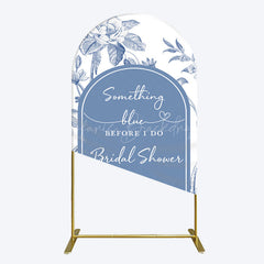 Lofaris Something Blue Before I Do Bridal Shower Arch Backdrop