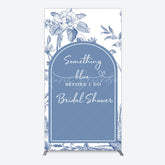 Lofaris Something Blue Before I Do Bridal Shower Rectangle Backdrop