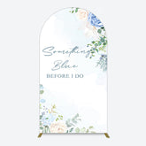 Lofaris Something Blue Before I Do Wedding Arch Backdrop