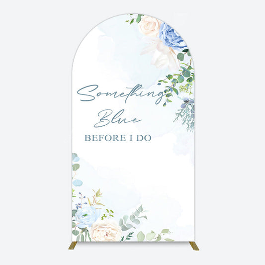 Lofaris Something Blue Before I Do Wedding Arch Backdrop
