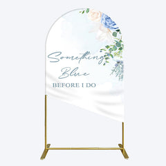 Lofaris Something Blue Before I Do Wedding Arch Backdrop
