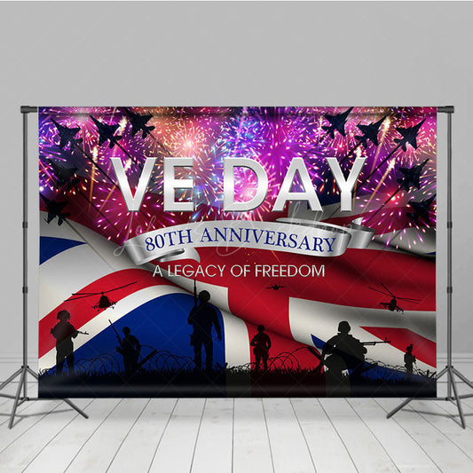 Lofaris Sparkle Battlefield 80th Anniversary VE Day Backdrop