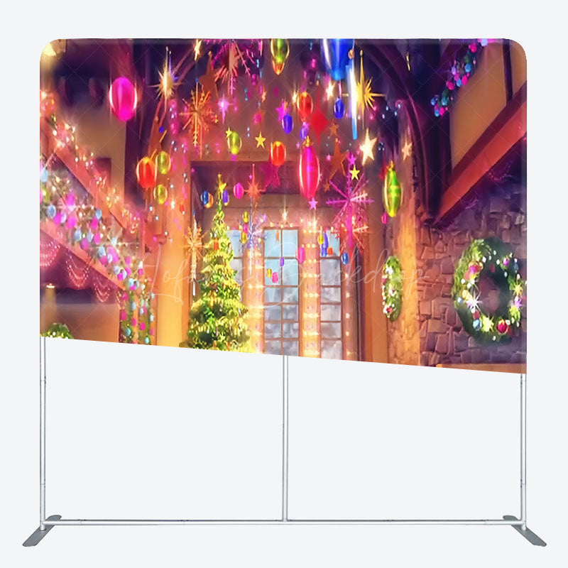 Lofaris Sparkle Colorful Light Bokeh Pillow Cover Backdrop