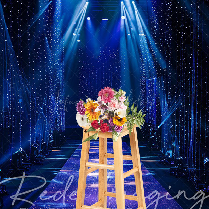 Lofaris Sparkle Model Runway Dance Party Stage Photo Backdrop
