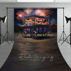 Lofaris Sparkle Trolley Shelf Independence Day Sweep Backdrop