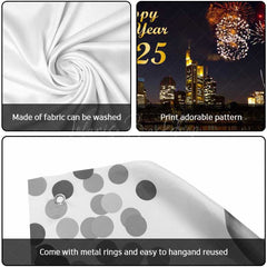 Lofaris Sparks Night Sky Modern Led City Garage Door Banner