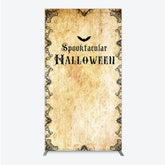 Lofaris Spooktacular Halloween Rectangle Backdrop Vintage Gothic Border with Bats Old Parchment Paper Themed Party Decor