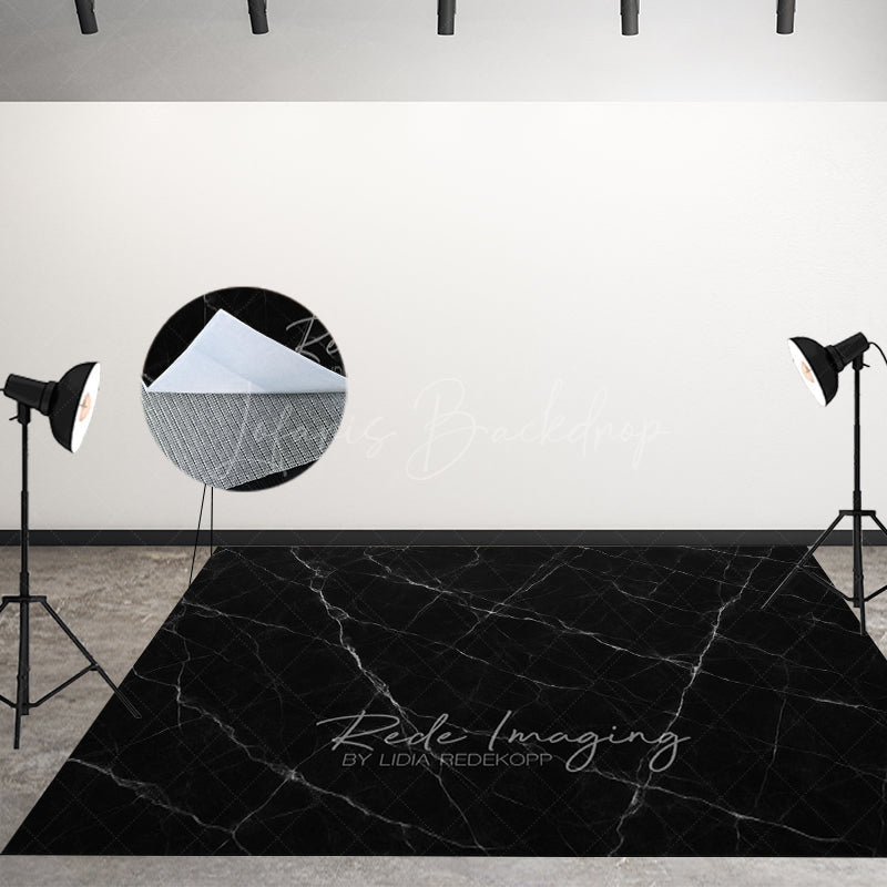 Lofaris Spooky Halloween Fireplace and Floor Combo Set Backdrop Mantel with Jack O’ Lanterns Gothic Studio Photo Prop