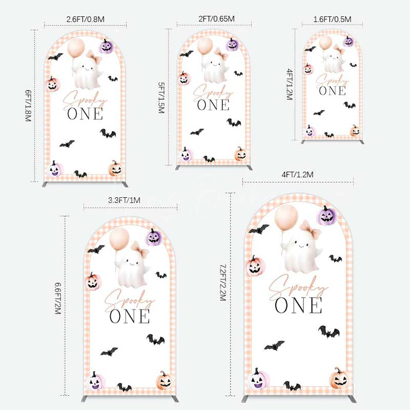 Lofaris Spooky One Boo 1St Halloween Birthday Arch Backdrop