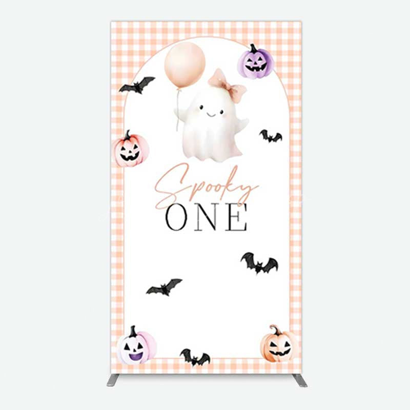 Lofaris Spooky One Boo 1St Halloween Birthday Rectangle Backdrop