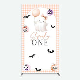 Lofaris Spooky One Boo 1St Halloween Birthday Rectangle Backdrop