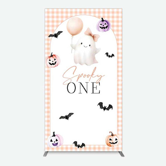 Lofaris Spooky One Boo 1St Halloween Birthday Rectangle Backdrop
