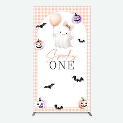 Lofaris Spooky One Boo 1St Halloween Birthday Rectangle Backdrop